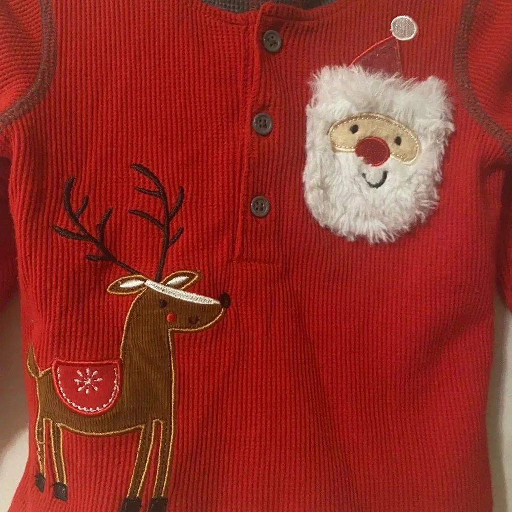 Baby Essentials Hooded Santa Shirt